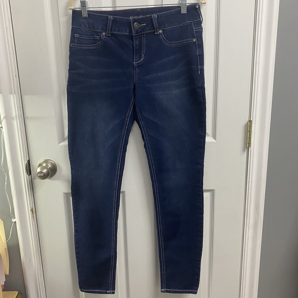 Maurices High Rise Regular Jeans Size 10M Womens Dark Wash Blue Denim